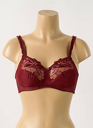 Soutien-gorge sans armature haut soutien-gorge emboitant rouge FELINA femme