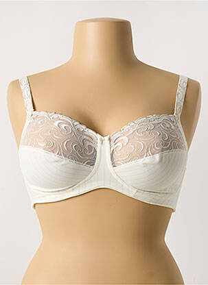 Soutien-gorge sans armature haut soutien-gorge emboitant beige FELINA femme