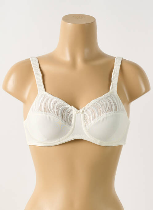 Soutien-gorge sans armature haut soutien-gorge emboitant blanc FELINA femme