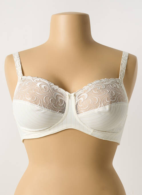 Soutien-gorge sans armature haut soutien-gorge emboitant beige FELINA femme