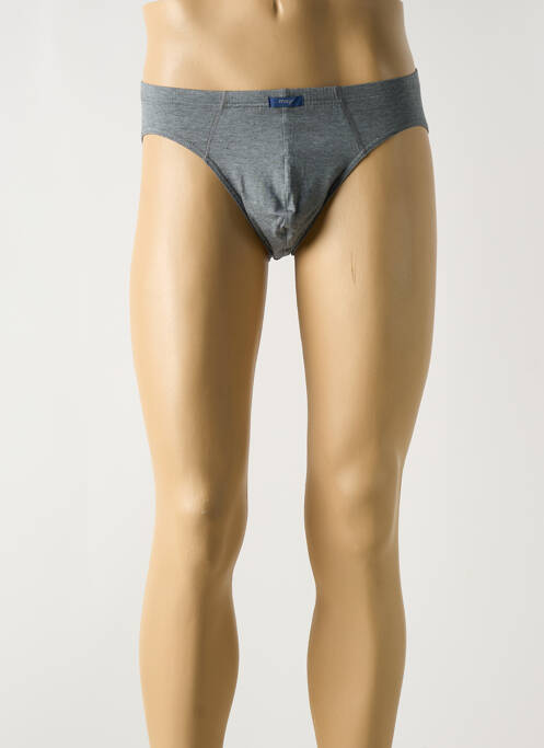 Slip gris MEY pour homme