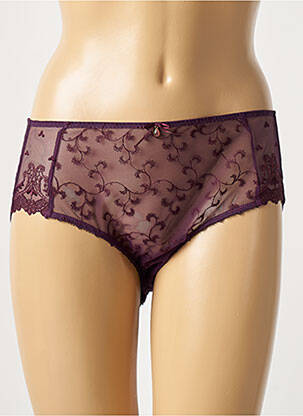 Culotte tissage tulle violet EMPREINTE femme