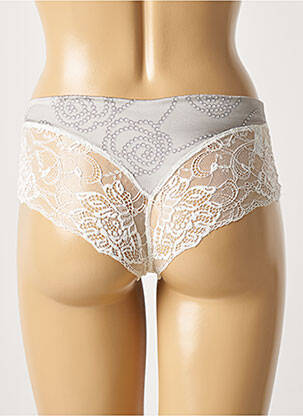 Shorty tissage satiné gris SIMONE PERELE femme