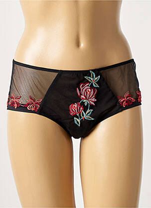 Shorty tulle transparent noir LISE CHARMEL femme