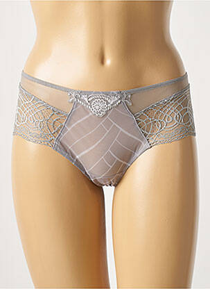 Shorty finition dentelle gris LISE CHARMEL femme
