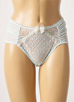 Tanga bleu EMPREINTE pour femme