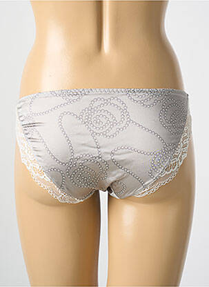 Culotte tissage satiné gris SIMONE PERELE femme
