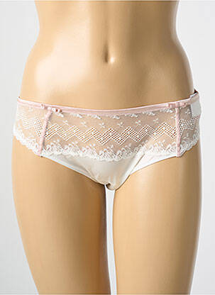 Culotte tissage satiné beige MARIE JO femme