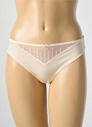 Culotte tissage satiné beige MARIE JO femme