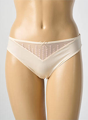 Culotte tissage satiné beige MARIE JO femme