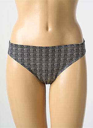 Culotte effet matière satinée noir MARIE JO femme