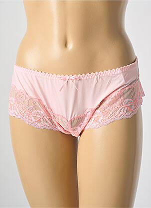 Shorty tissage satiné rose PRIMA DONNA femme