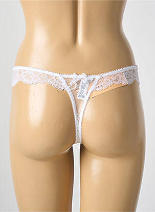 Tanga stretch blanc LISE CHARMEL femme