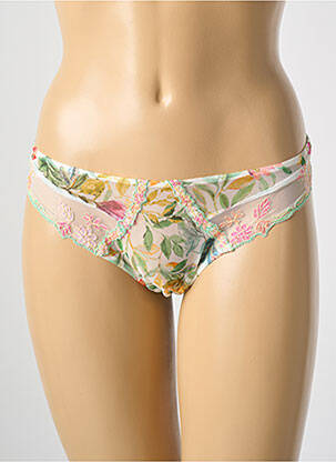 Tanga stretch vert LISE CHARMEL femme