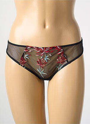 Tanga stretch noir LISE CHARMEL femme