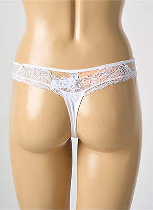 Tanga stretch blanc LISE CHARMEL femme