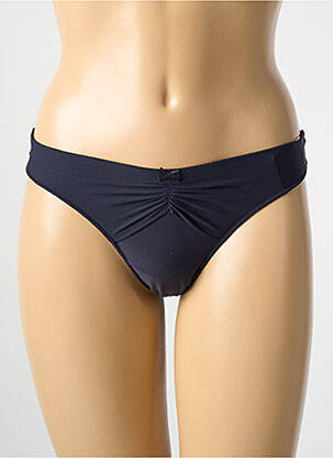 String effet matière satinée bleu MARIE JO femme