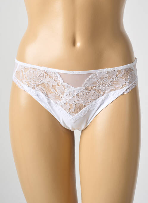 Tanga stretch blanc LISE CHARMEL femme