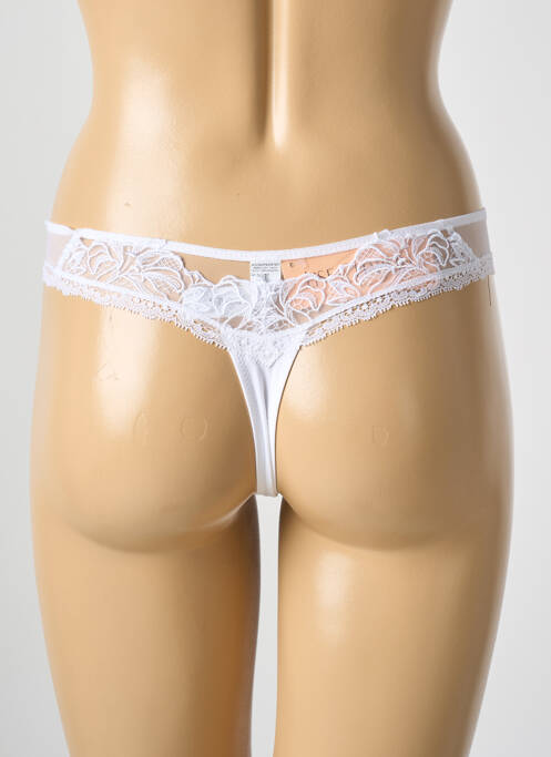 Tanga stretch blanc LISE CHARMEL femme