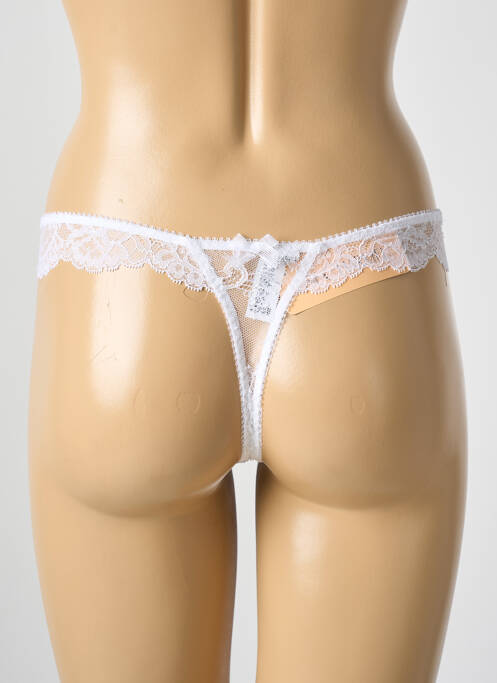 Tanga blanc LISE CHARMEL pour femme
