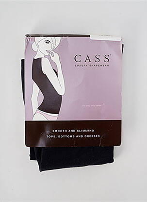 Top/caraco tissage jersey noir CASS femme