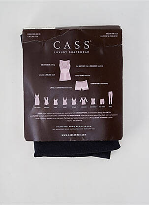 Top/caraco tissage jersey noir CASS femme