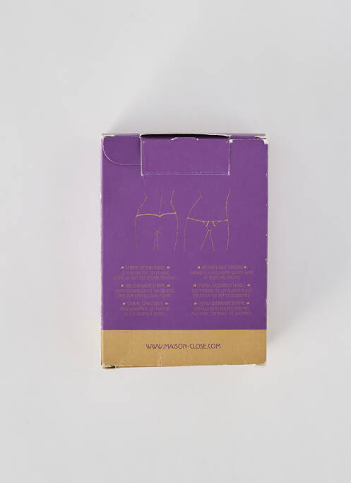 String stretch noir MAISON CLOSE femme
