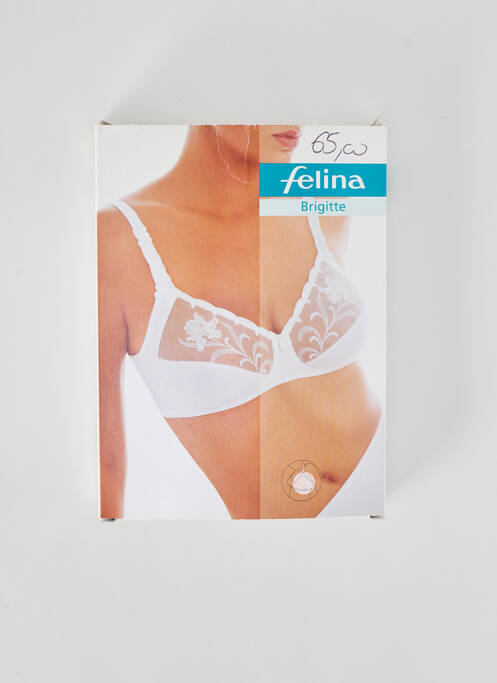 Soutien-gorge blanc FELINA pour femme