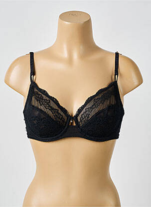 Soutien-gorge légère et transparente haut soutien-gorge emboitant noir WACOAL femme