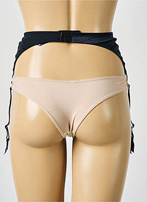 Guêpière/porte-jarretelle effet matière satinée noir ANDRES SARDA femme