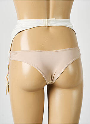 Guêpière/porte-jarretelle effet matière satinée blanc ANDRES SARDA femme