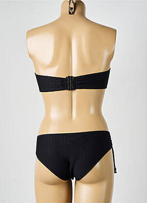 Maillot de bain 2 pièces stretch haut bandeau noir PALADINI femme