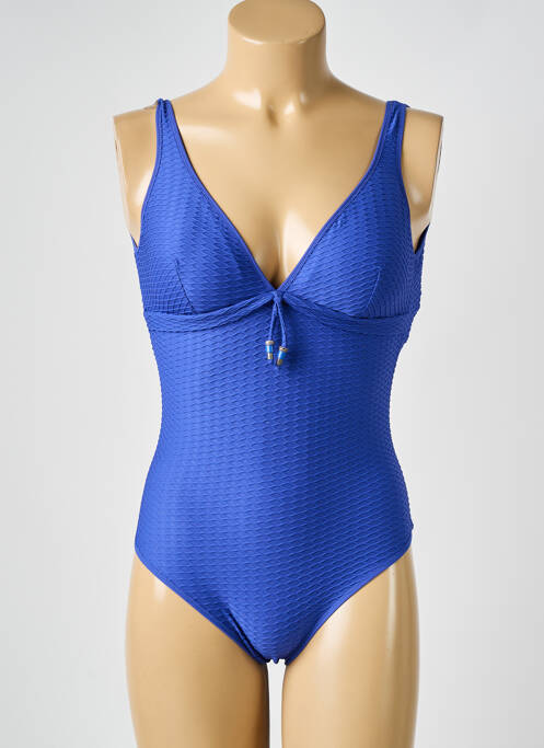 Maillot de bain 1 pièce bleu PALADINI pour femme