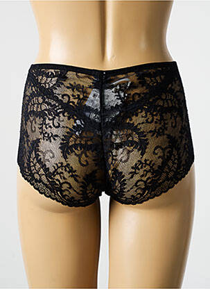 Shorty tissage dentelle noir PALADINI femme