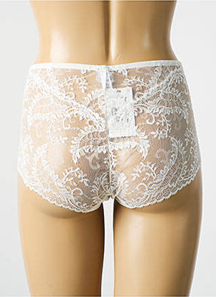 Shorty tissage dentelle blanc PALADINI femme