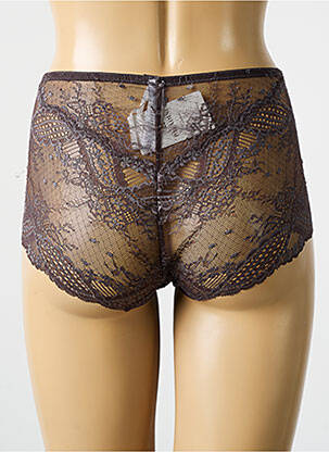 Shorty tissage dentelle gris PALADINI femme