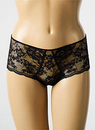 Shorty tissage dentelle noir PALADINI femme