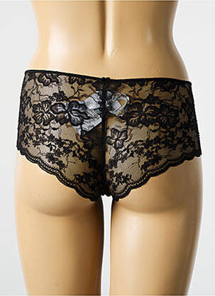 Shorty tissage dentelle noir PALADINI femme