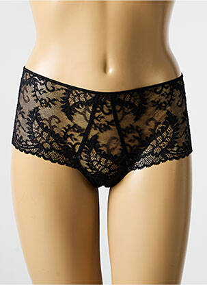 Shorty tissage dentelle noir PALADINI femme