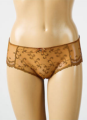 Shorty stretch marron EMPREINTE femme