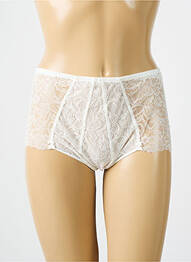 Shorty tissage dentelle blanc PALADINI femme