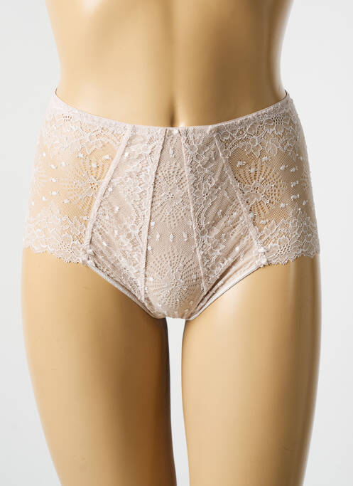 Shorty tissage dentelle rose PALADINI femme