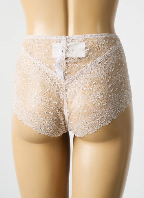 Shorty tissage dentelle rose PALADINI femme