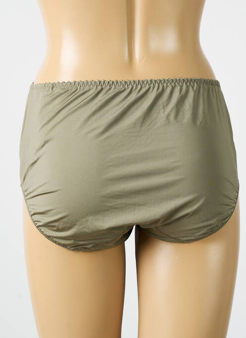 Culotte tissage satiné vert PRIMA DONNA femme