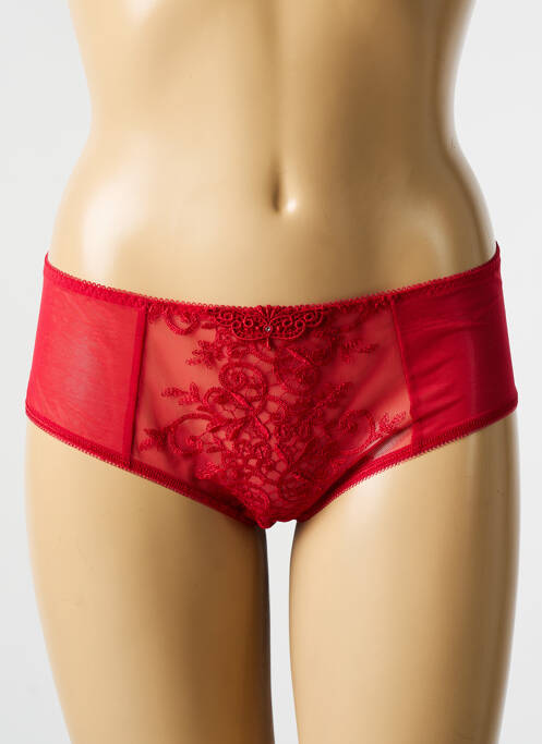 Shorty rouge EMPREINTE pour femme