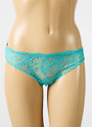Culotte tissage dentelle bleu PALADINI femme