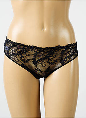 Culotte tissage dentelle noir PALADINI femme