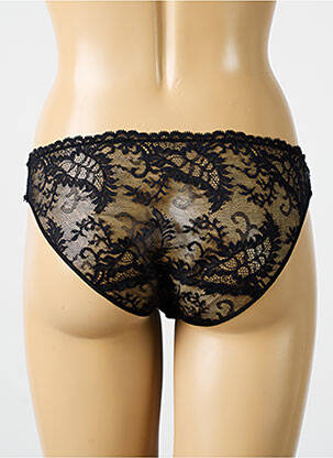 Culotte tissage dentelle noir PALADINI femme