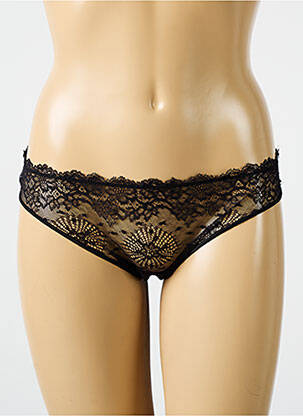Culotte tissage dentelle noir PALADINI femme