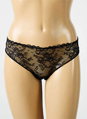 Culotte tissage dentelle noir PALADINI femme